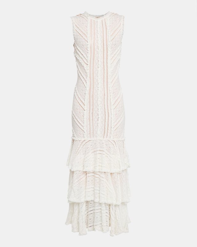 Maceio Sleeveless Lace Maxi Dress